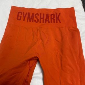 orange gymshark leggings